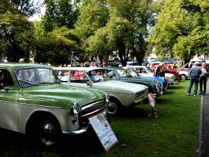 classic car show at Salamanca
